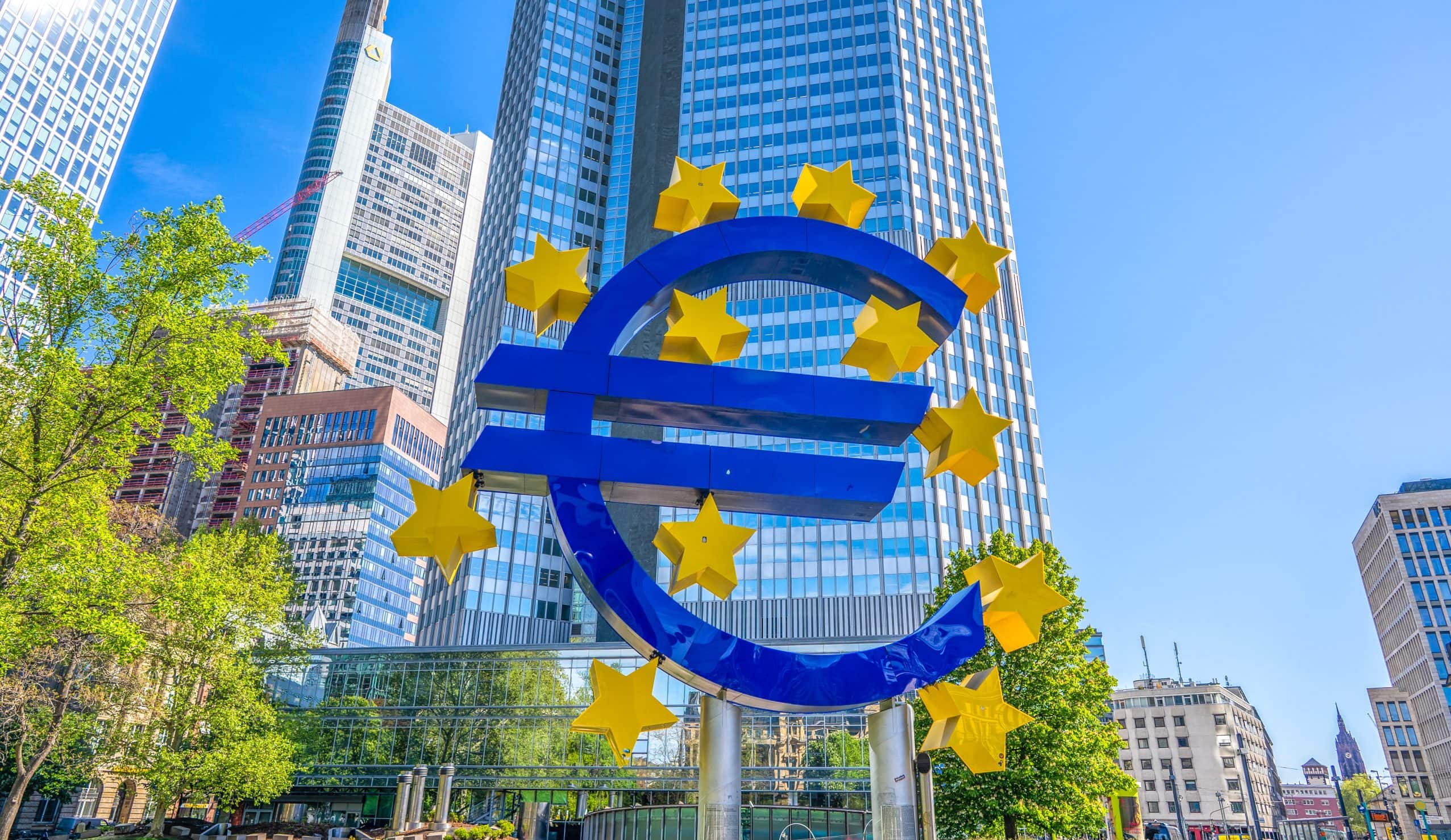 Euro-Zeichen in Frankfurt am Main