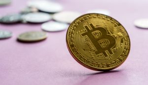 Bitcoin-Münze