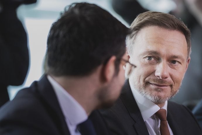 Justizminister Marco Buschmann und Finanzminister Christian Lindner