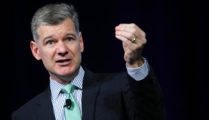 Mark Yusko, CEO von Morgan Creek Capital Management, auf einer Konferenz im Jahr 2013