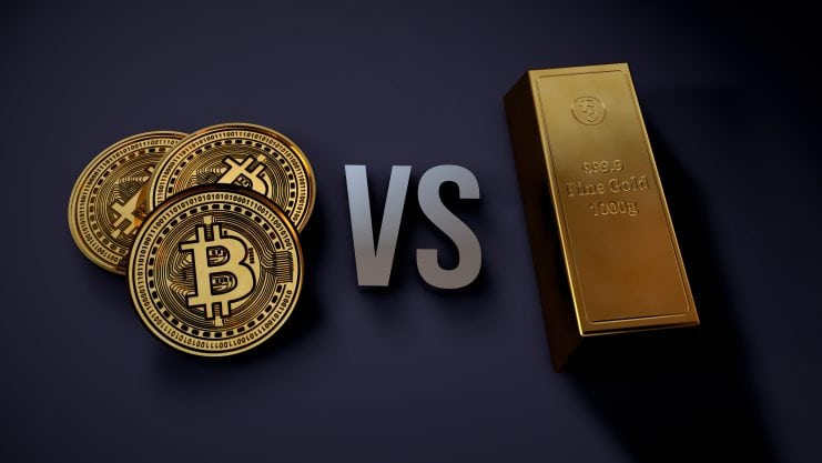 Bitcoin versus Gold