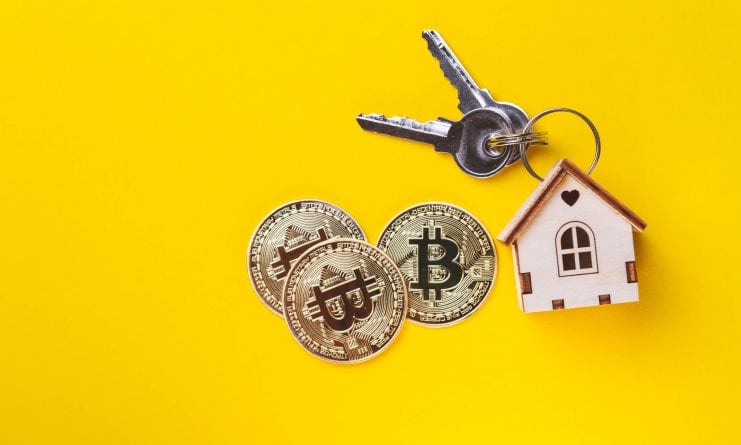 Bitcoin und ein Wohnungsschlüssel