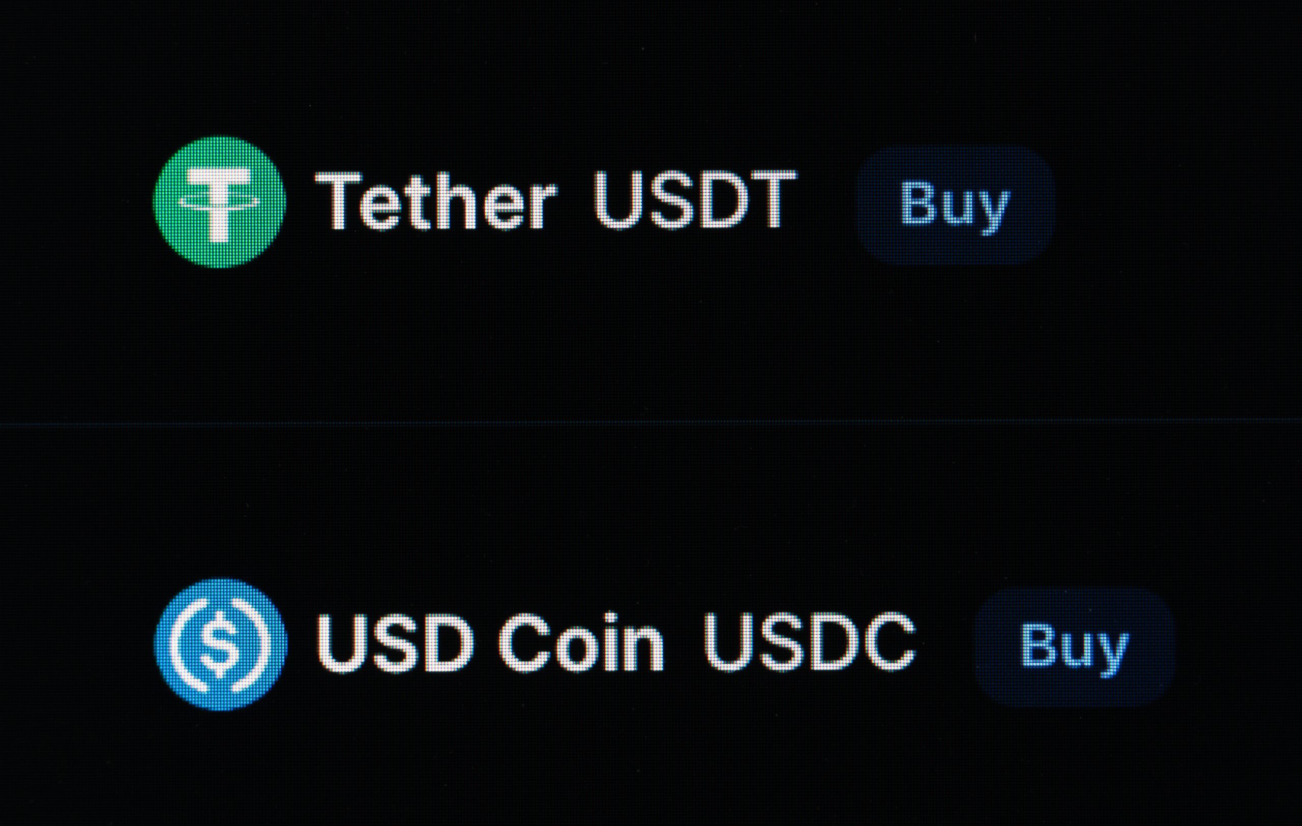 USDT und USDC