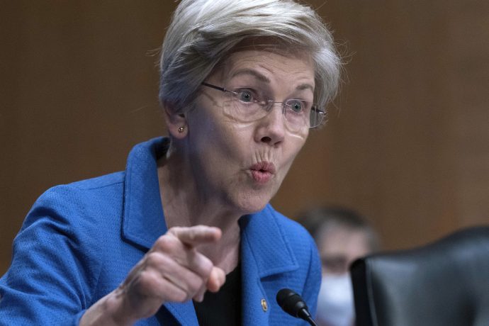 Elizabeth Warren in Debatte