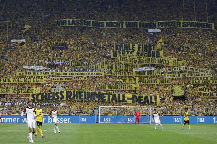 Die gelbe Wand des BVB