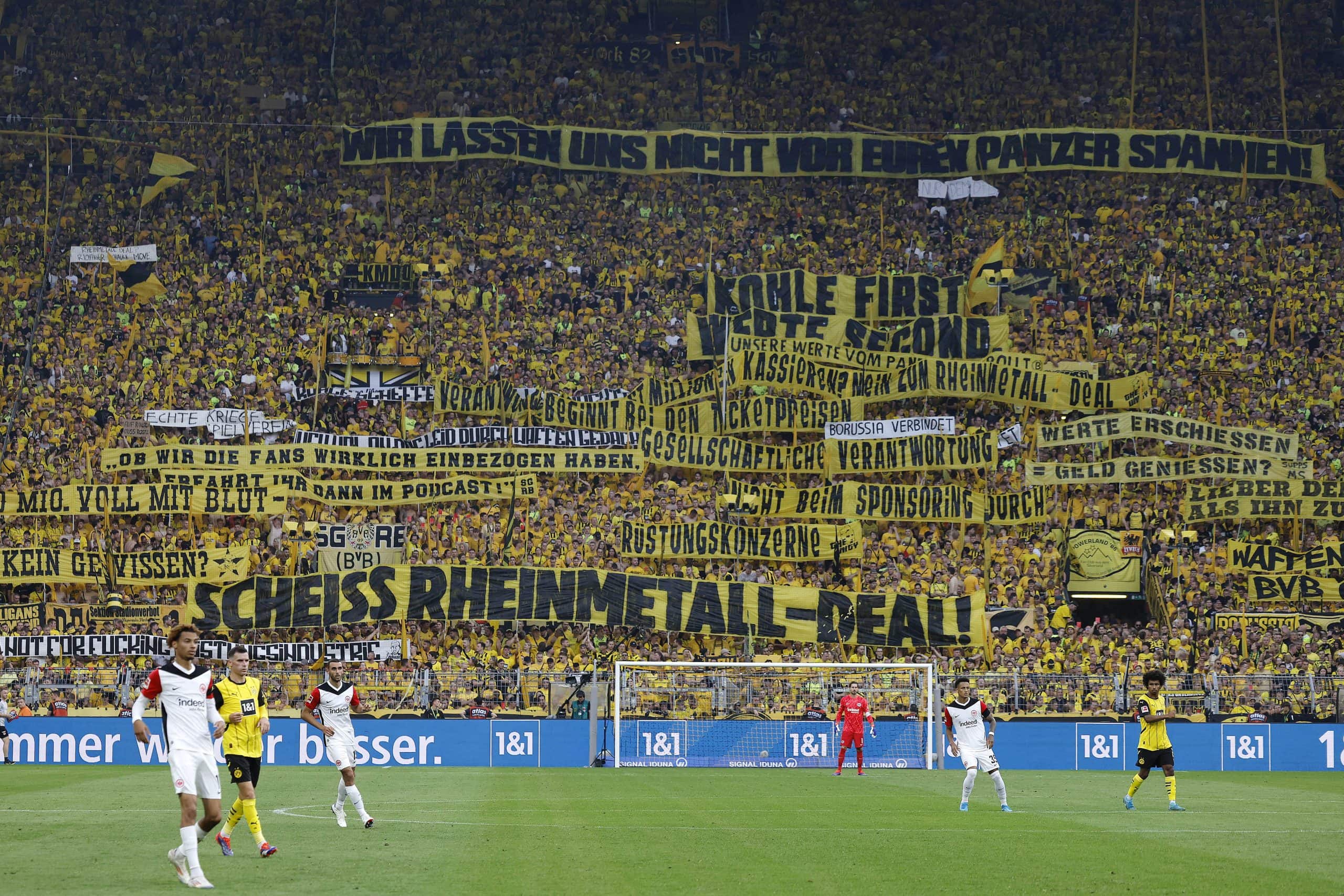 Die gelbe Wand des BVB