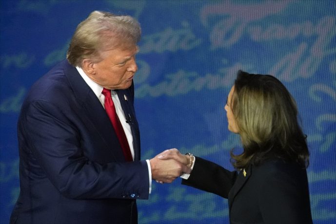 Trump und Harris