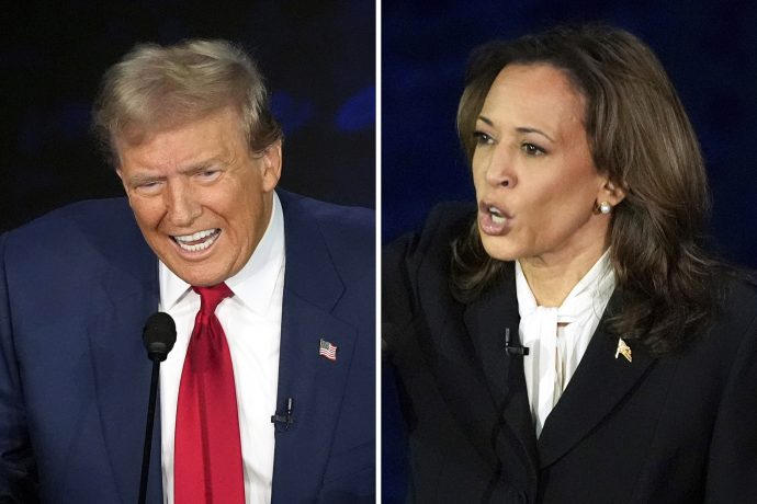 Trump und Harris