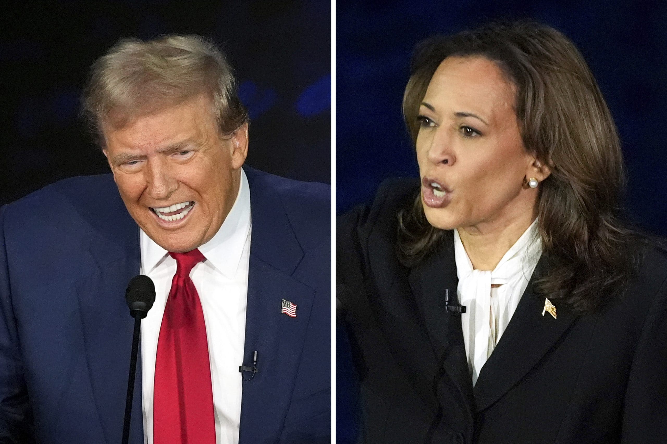Trump und Harris