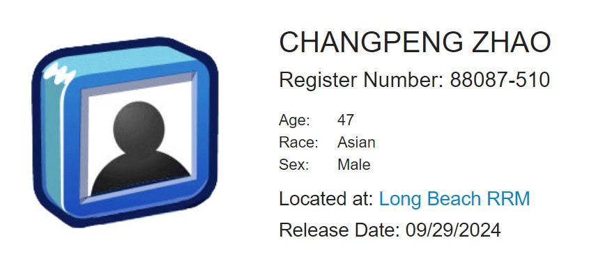 Binance-Gründer Changpeng Zhaos Gefängnisdaten
