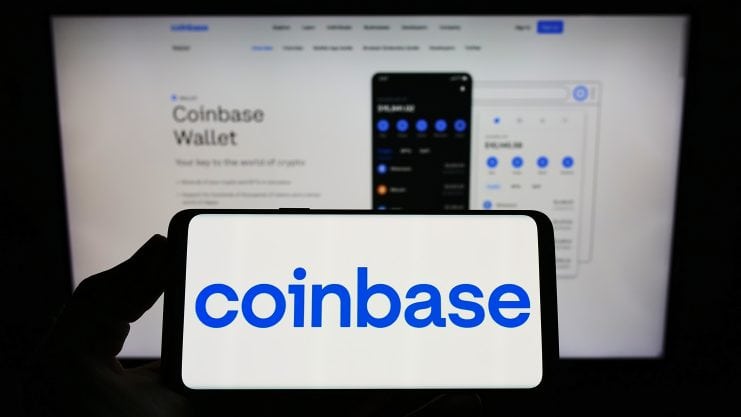 Coinbase auf Smartphone