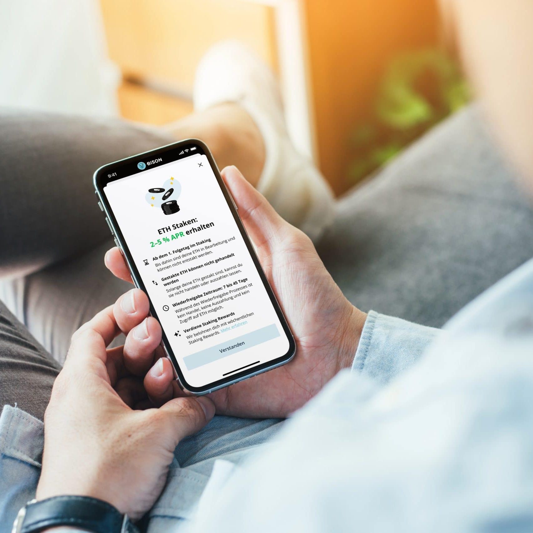 Krypto-Adoption: BISON startet versichertes Staking-Angebot