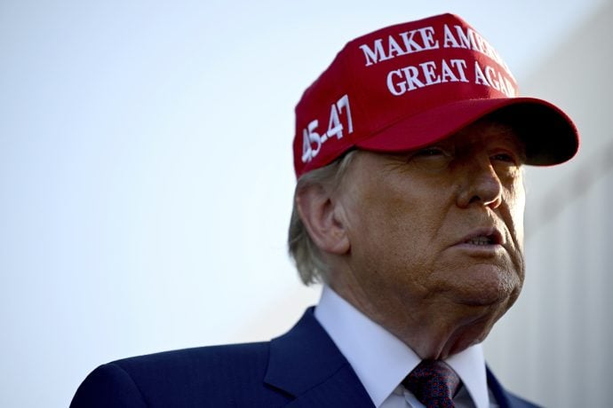 Donald Trump am 19. November 2024 in Boca Chica, Texas
