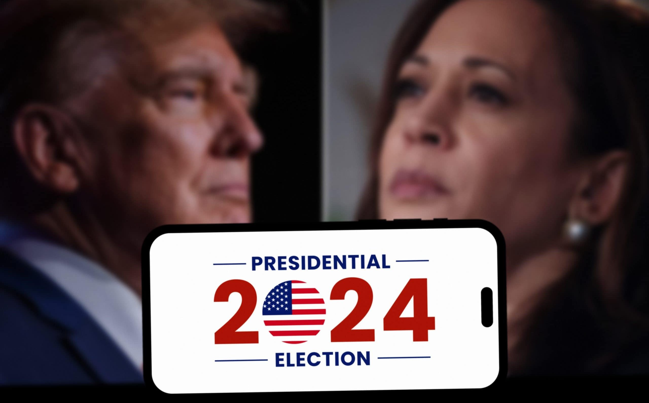 Trump, Harris, Polymarket