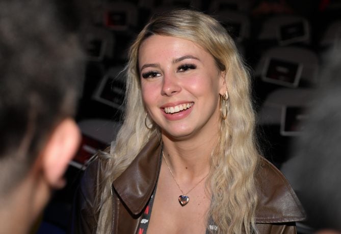 Influencerin Haliey Welch, als „Hawk Tuah Girl" bekannt, am 14. November in Texas