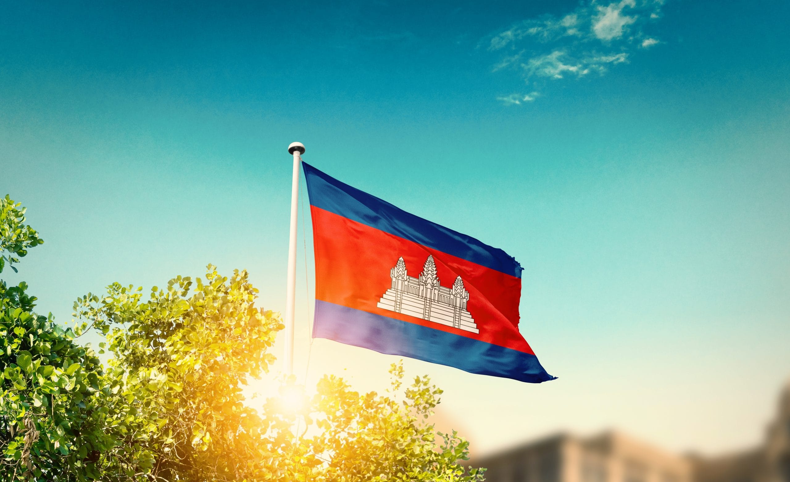Flagge von Kambodscha