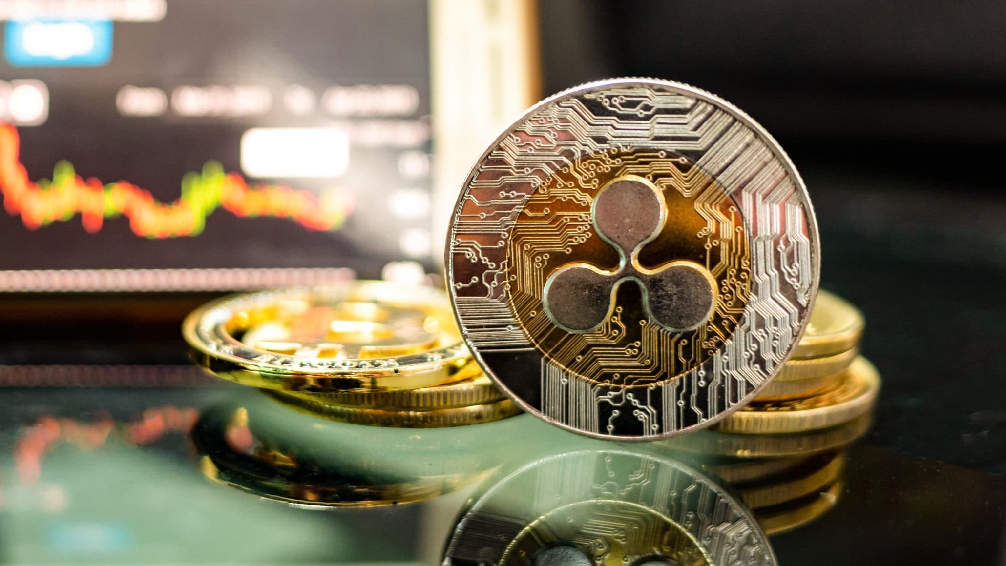 XRP Coin als Symbol für den Rechtsstreit