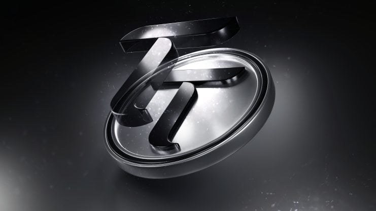 Ein metallisch glänzendes Bittensor-Emblem schwebt vor einem dunklen, leuchtenden Hintergrund.