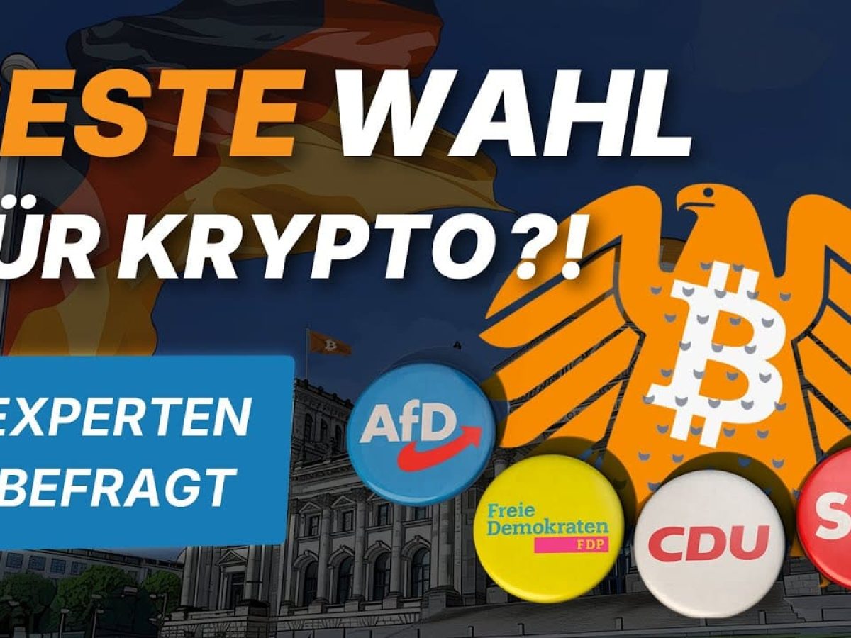 So Bitcoin-freundlich sind CDU, SPD, AfD und Co. laut Krypto-Insidern