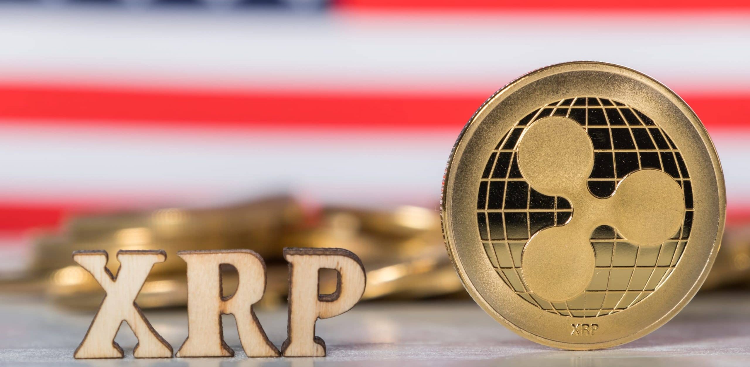 XRP und US-Flagge