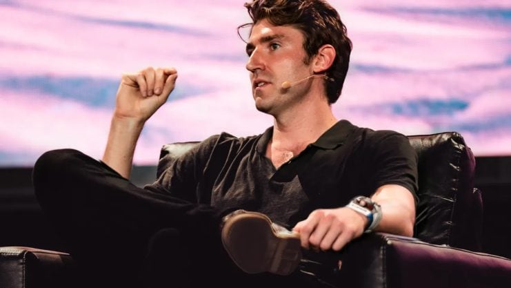Moonpay-CEO Ivan Soto-Wright spricht auf der Bitcoin Conference in Miami