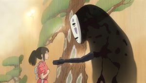 Eine Szene aus dem Studio Ghibli Film "Chihiros Reise ins Zauberland"