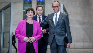 Lassen sich Saskia Esken und Lars Klingbeil auf die Kompromisse von Friedrich Merz ein?