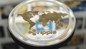 Ripple Logo auf einer Münze