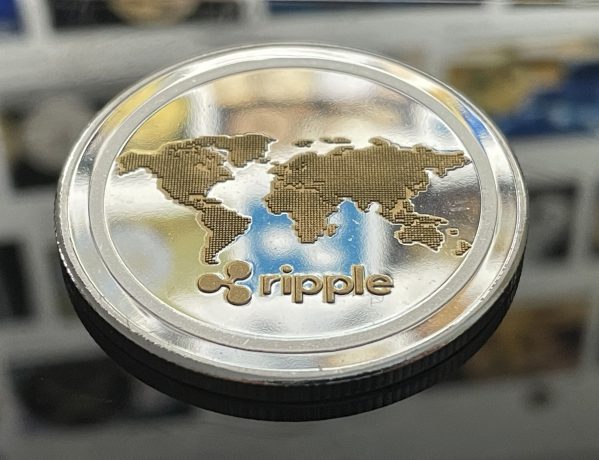 Ripple Logo auf einer Münze