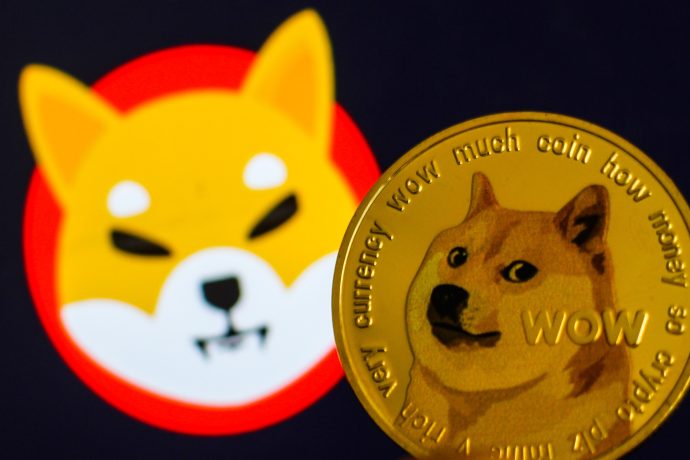 Memecoins als Münze