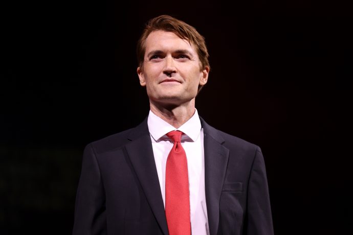 Ross Ulbricht, Gründer von Silk Road, spricht bei der Bitcoin 2025 Konferenz.