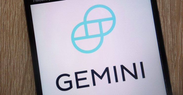 Gemini-Logo auf Smartphone-Display