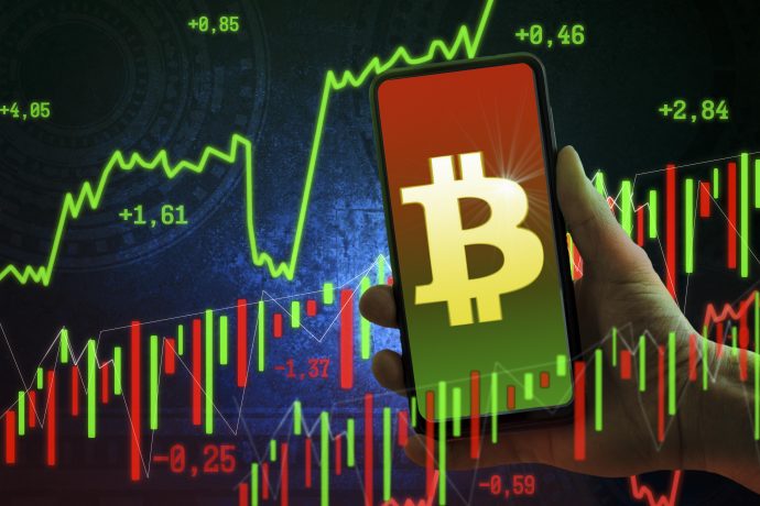 Bitcoin vor einem Chartmuster