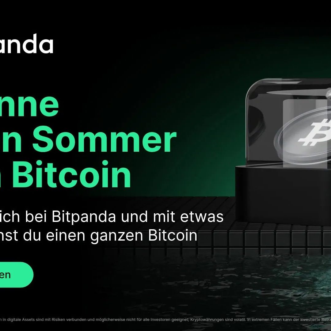 Gewinne mit etwas Glück 1 Bitcoin: Bitpanda Sommeraktion 2025