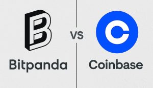 Bitpanda oder Coinbase – Vergleich der Krypto-Börsen 2025 mit Logos