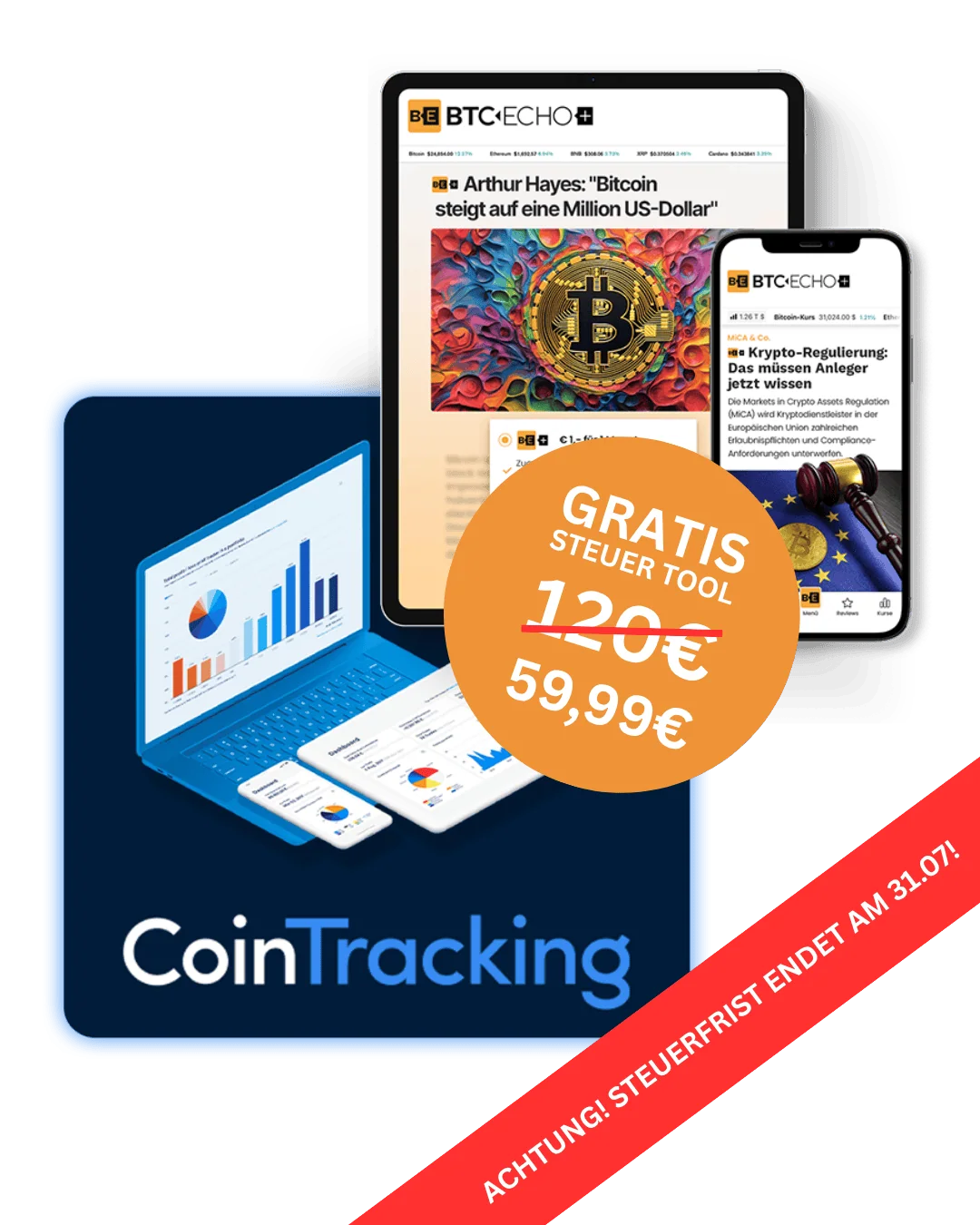 Gratis CoinTracking Lizenz im Plus+ Jahresabo sichern