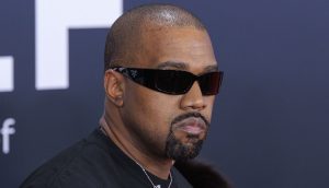 Kanye West bei einer Pressekonferenz
