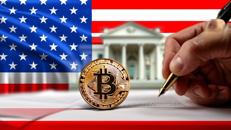 Bitcoin-Münze
