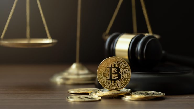 Bitcoin-Münze