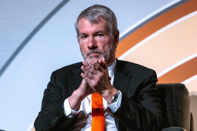 Die Bild zeigt Michael Saylor, CEO von Strategy