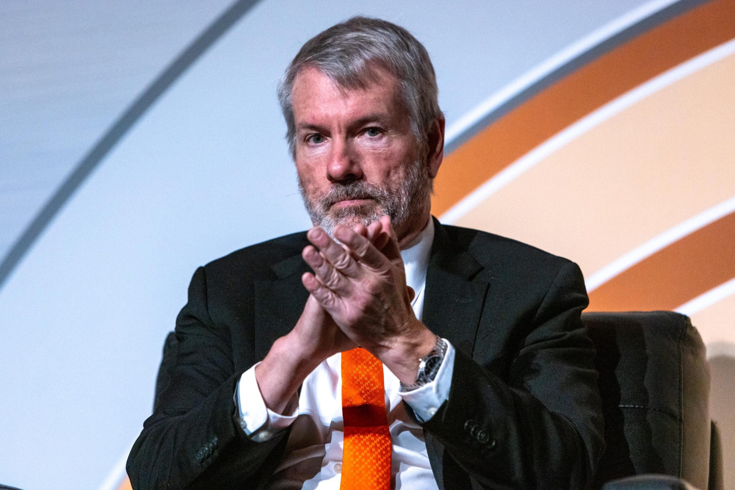 Die Bild zeigt Michael Saylor, CEO von Strategy