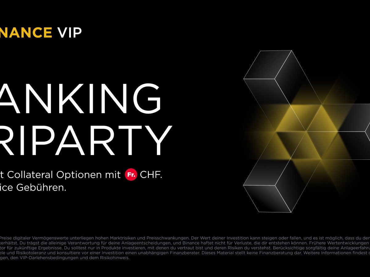 Binance Triparty: Schweizer Franken neu dabei