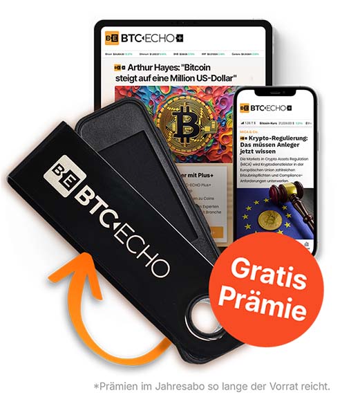 Plus+ Prämie Bitcoin Münze