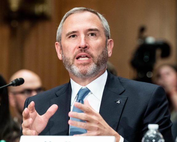 Das Bild zeigt Brad Garlinghouse, CEO von Ripple.
