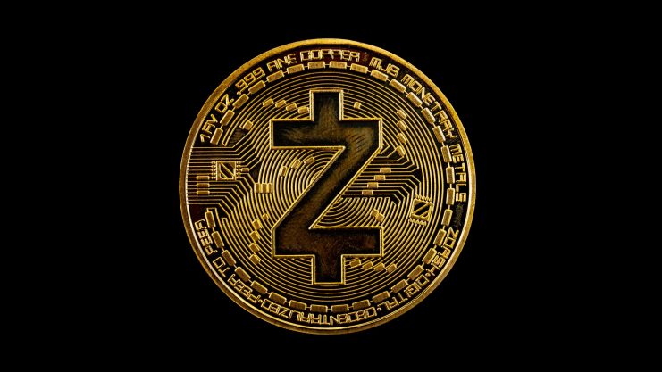 Focus,Of,Zcash,Coin,,Symbol,Cryptocurrency,On,Black,Background,Isolate Wie lange kann die ZEC-Rallye noch gehen?