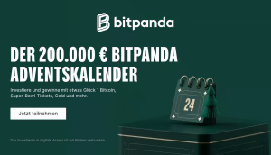 Täglich neue In-App-Challenges vom 1.-24. Dezember. Sammle Lose und gewinne Preise bis 200.000 € inkl. 1 Bitcoin oder Super Bowl LX Trip.