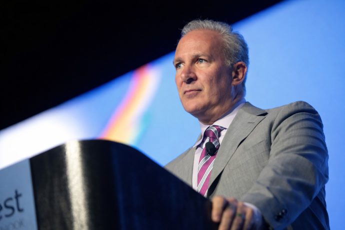 Peter Schiff bei einer Konferenz