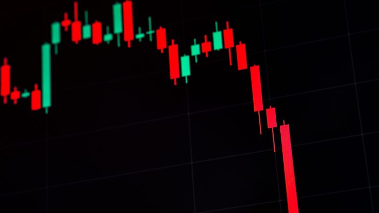 Candlestick,Stock,Graph,Market,Trade,Global,Technology,Bankruptcy,Recession,Banking Bitcoin ohne Richtung: Auf jeden Anstieg folgt prompt der Absturz