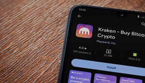Kraken-App im iOS App Store.