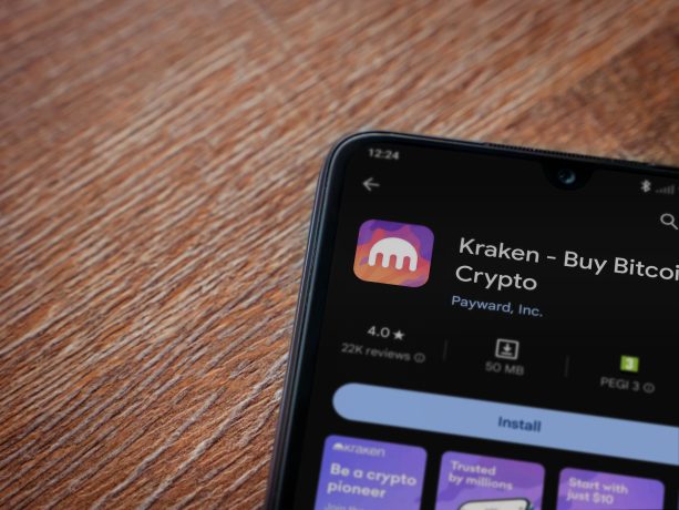 Kraken-App im iOS App Store.